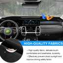 Autorder Dashboard Cover Mat for Kia Sorento 2021 2022 2023 2024 Accessories Dash Cover Flannel Dash Mat Sunshade Glare UV Rays Protector