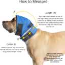 No Flap Ear Wrap (Denim, Large)