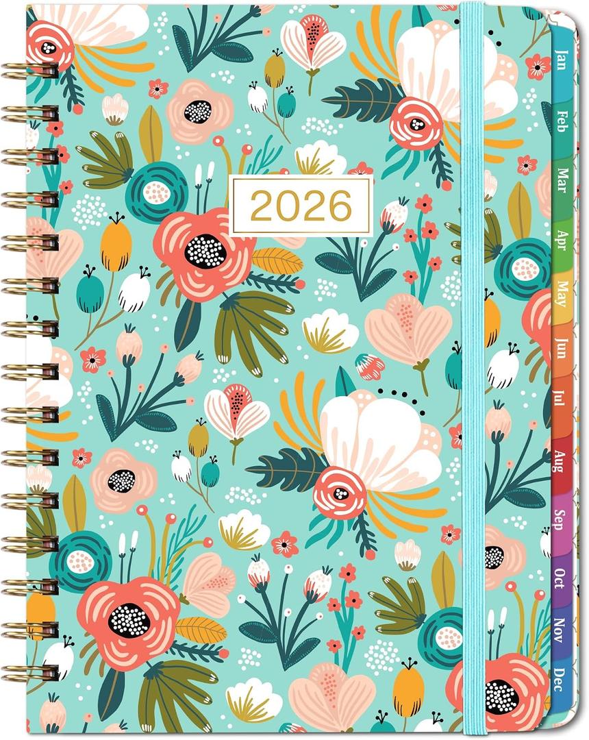 2026 Planner - 2026 Planner Weekly and Monthly form January to December 2026, Calendar Planner with Inner Pocket, Premium Paper, 6.4 x 8.3''