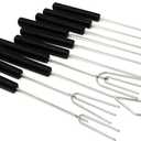 Honbay 10PCS Stainless Steel Chocolate Candy Dipping Forks Fondue Forks for Baking