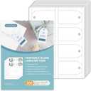 MaxGear 200 Price Tags with String, Gift and Clothing Tags, Hang Tag for Clothes, Jewelry, and Gifts  2" x 3.5" Printable Paper Tag Paper Labels for Easy Organization and Labeling