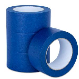 Blue Painters Tape, 2 Inch Masking Tape Bulk for Multi-Surface, Produce Sharp Lines, Residue-Free 196 Yards Total Set of 4 Rolls
