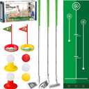 Liberry Toddler Golf Set, Retractable Toy Golf Clubs with Putting Mat & Storage Bag for Kids Ages 2 3 4 5, Indoor and Outdoor Sports Games Birthday Gift for Boys Girls