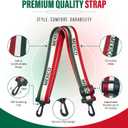 3 x Crossbody Purse Strap Replacement for Clear Bag for Stadium Events Good for Stadium Approved Clear Bag - Soccer & Game Day | Show Your Team Pride In Style!