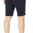 Unisex-Adult Painted Shorts (Blue, S)