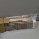 Cordless Bamboo Roman Shades for Windows, Blinds Size (46.5" W 48" H) Colour (BDP-Driftwood)