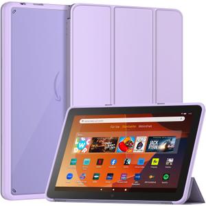 10.1inch Tablet Case with Auto Wake/Sleep and Two Angle Stand -Purple
