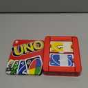 Mattel Games UNO Family Card Game, with 112 Cards in a Sturdy Storage Tin, Travel-Friendly, Makes a Great Toy for 7 Year Olds and Up