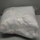 NTBAY Twin Comforter - Down Alternative Duvet Insert, All Season Bedding Quilted with Corner Tabs, Machine Washable, Soft Comforter Only, White (Twin(68x90 Inch) Pack of 1)