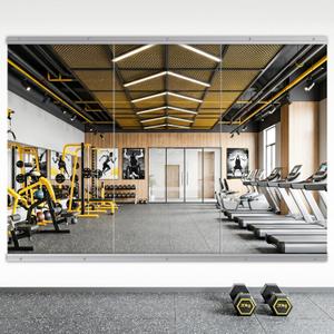 48X24 3Pack Large Home Gym Mirror