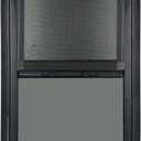 Vertical RV Window, 15" W x 22" H Tinted Sliding RV Window with Net Screen and Trim Ring, Suitable for 15/16" or 1-3/8" and Slightly Thicker Up to 1/16" Walls, DOT Approved