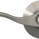 Schlage F51A ACC 619 Accent Door Lever, Keyed Entry Lock, Satin Nickel