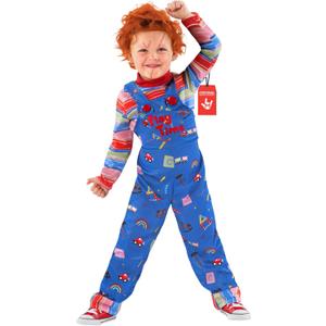 Morph Play Time Killer Costume For Boys Creepy Doll Costume Toddler Halloween Costumes Boy Halloween Costumes Kids (Small)