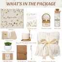 Birthday Gifts for Women, Get Well Soon Self Care Package Box, Sending Hug Baskets Thinking of You Inspirational Gift for New Mom Best Friend Birthday (Ivory)