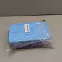 Canfanni 4 Pcs Bento Snack Box Containers, 4 Compartment Divided Stackable Food Storage Containers with Lids, Meal Prep Lunch Container with Sauce Cups