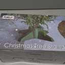 FORUP Christmas Tree Stand, Xmas Tree Base Stand, Christmas Tree Holder for Real Trees, Green