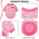 2 Pack Dog Sweaters for Small Dogs Girl Boy Winter Fleece Clothes Warm Soft Dog Sweatshirt Outfit for Dogs Cats Pet Apparel (Pink+Purple, M (Back: 13.7",Chest: 17.7", 10- 14 lbs))