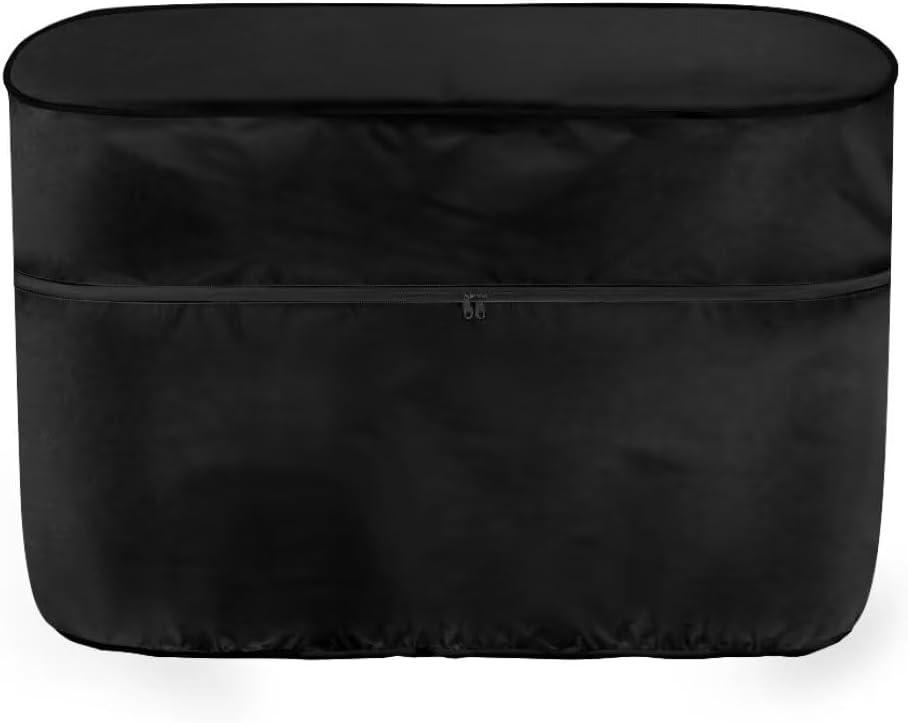 Coldinair Black Dual 20lb Propane Tank Cover Double for RV/Trailer/Camper,Waterproof Propane Gas Tank Cover,All Weather Protection