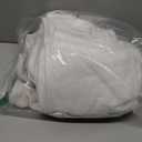 DEAYOU 6 Pack Facial Towels for Estheticians, U-Shaped Spa Towels for Facial, Soft Microfiber Massage Face Towels for Spa Steam, Barbers, Beauty Salons, Skin Care, SPA Centers, Split Design, White