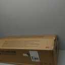 Minislak 72 Inch Ceiling Fan with Light,Industrial Ceiling Fan with 8 Black Aluminium Blades,Smart Fan Compatible with Alexa,Garage Outdoor Indoor Fan for Patio and Living Room (Black Single Aluminum)