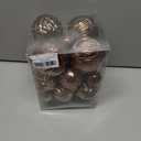 Christmas Ornaments Set with 36pcs Shatterproof Christmas Tree Decorations Multi-Size Christmas Ball Ornaments with 7 Styles Brown