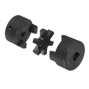 uxcell 5/8" to 5/8" L095 Flexible 3-Piece L-Jaw Coupling Coupler Set & Buna-N NBR Rubber Spider for Log Splitter Hybrid Equipment