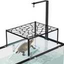 Large Turtle Basking Platform, Adjustable Stand, Fits 1719" Aquarium