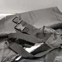 Woanger Heavy Duty Pool Solar Reel Cover Waterproof UV Resistant Inground Swimming Pool Solar Reel Roller Blanket(18 Ft,Black)