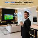 Wireless Headphones for TV, TV Headphones Wireless for Senior with Digital Optical RCA AUX 3.5 MM Transmitter Charging Dock, Over Ear Headphones with Low Latency & HiFi Sound, Gifts for Parent/Elderly
