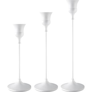 Candlestick Holders White, 3 Packs Taper Candle Holder for Candlesticks, Candle Sticks Holder Decor for Home Decor