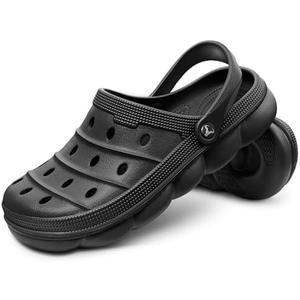 BULLIANT Men Clogs,Comfortable Mules Sandals for Men Women Cushioned Footbed Arch Support-EVA Ligthweight, 45
