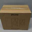 OHAYO 60W Computer Speakers for Music and Gaming, Active Bluetooth 5.3, Stereo 2.0 Speakers for Desktop PC or Laptop, 3.5mm Aux RCA USB Input, 1 Pair, Black