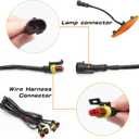 4 PCS Grill Led Lights, Amber Raptoor Grille Lights Plug Play Car Accessories for Toyota 4Runner 2014-2024 TRD Pro Grille and 2014-2019 SR5, Premium, Limited, TRD Off-Road (Amber)