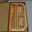 Baby Bottle Countertop Drying Rack Bamboo,Space Saving Kitchen Drying Rack & Bottle Holder for Nipples, Cups, Pump Parts, Accessories, Reusable Ziplock and Freezer Bag Dryer Rack