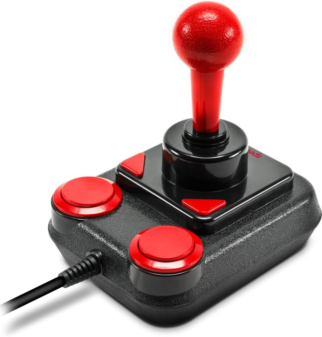 SPEEDLINK SL-650212-BKRD Competition PRO EXTRA USB Joystick - Anniversary Edition, Retro-Arcade-Stick, schwarz-rot