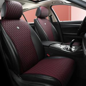 Red Rain Wine Red Universal Seat Covers for Cars Leather Car Seat Protector, Size: 2/3 Coverage