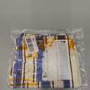 JOTOOK Men's Casual Drawstring Corduroy Shorts Elastic Waist Summer Shorts with Pocket Medium Navy Beige Stripe Small