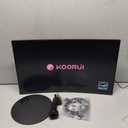 KOORUI 24 inch Curved Monitor, Full HD 1080P Curved Computer Monitor, 100Hz 1500R PC Screen, HDMI VGA, Tilt Adjustment, LCD Display, Eye Care, Black 24N5CA