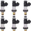 NewYall Pack of 6 3.2L 3.5L V6 Fuel Injector for Honda Odyssey 3.5L 2002-2004, Pilot 3.5L 2003-2004, Acura MDX 3.5L 2001-2002, TL 3.2L 2000-2003, CL 3.2L 2001-2003