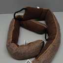 Marwood Under Door Draft Stopper 30 inch Wind Stopper for Door & Window, Weighted French Air Draft Stopper Front Door Snake Noise Blocker for Bottom of Door with Hanging Loops - Brown (30inch, Brown Strip)