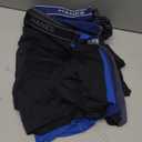 Hanes Men's Underwear Boxer Pack, Performance Stretch Underwear, Moisture-wicking Boxer for Men, 6-pack (Black/Blue/Grey)