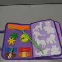 hahaland Busy Board Montessori Toys - 3 Year Old Girl Gifts Bithday Gift Ideas - 8 in 1 Preschool Learning Activities - Educational Toys Valentines Gift Easter Basket Stuffers Age 3 Travel Busy Book