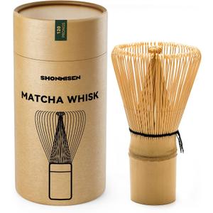 Bamboo Matcha Whisk 80/100/120 Prong, Traditional Japanese Chasen Matcha Stirrer -Authentic Japanese Bamboo Whisk For Matcha Tea (120prongs)