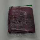 Euro (24x24) Pillow Cases - Pack of 2 - Envelope Closure - Soft 600-TC Combed Cotton Fabric - Pillow Covers European Square Pillow Cases 24x24 Inches (Solid, Burgundy)