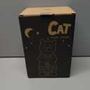 Solar Garden Statue Cat Figurine  Outdoor Decoration with Butterfly for Garden Yard Lawn Home Decor Outside : Unique Gifts for Mom Grandma (Retro)