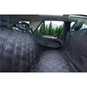 Bulldogology Dog Car Seat Cover 64"x60" Waterproof Heavy Duty Bench Dog Hammock Backseat Protector from Hair, Muddy Paws, Scratches - Pet Car Seat Cover for Cars Trucks SUVs (X-Large)