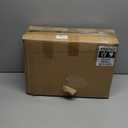 4 Pack 2 Liter/68 oz Square Glass Pitcher with Lid, Classic Stripes Water Pitchers with Handle for Fridge, Large Jug for Iced Tea, Coffee, Borosilicate Glass Carafe for Hot/Cold Brew Drink, Gold