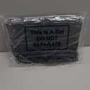 Shimeyao 2 Pcs Cotton Sports Football Towel with Closure Pitching Football Sweat Towel for Sports Gym Men Women Accessories(Black,Classic)