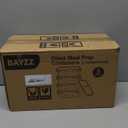 BAYZZ 5 Pack 35 Oz Glass Meal Prep Containers 2 Compartments, Glass Storage Containers with Lids, Airtight Lunch Bento Boxes, BPA-Free, Microwave and Freezer Safe,Green