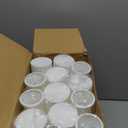 Mimorou 24 Pcs Composite Plastic Flower Vase Ceramic Look Decorative White Unbreakable Plastic Vases for Flower Centerpieces for Living Room Table Home Decor(Classic Style)